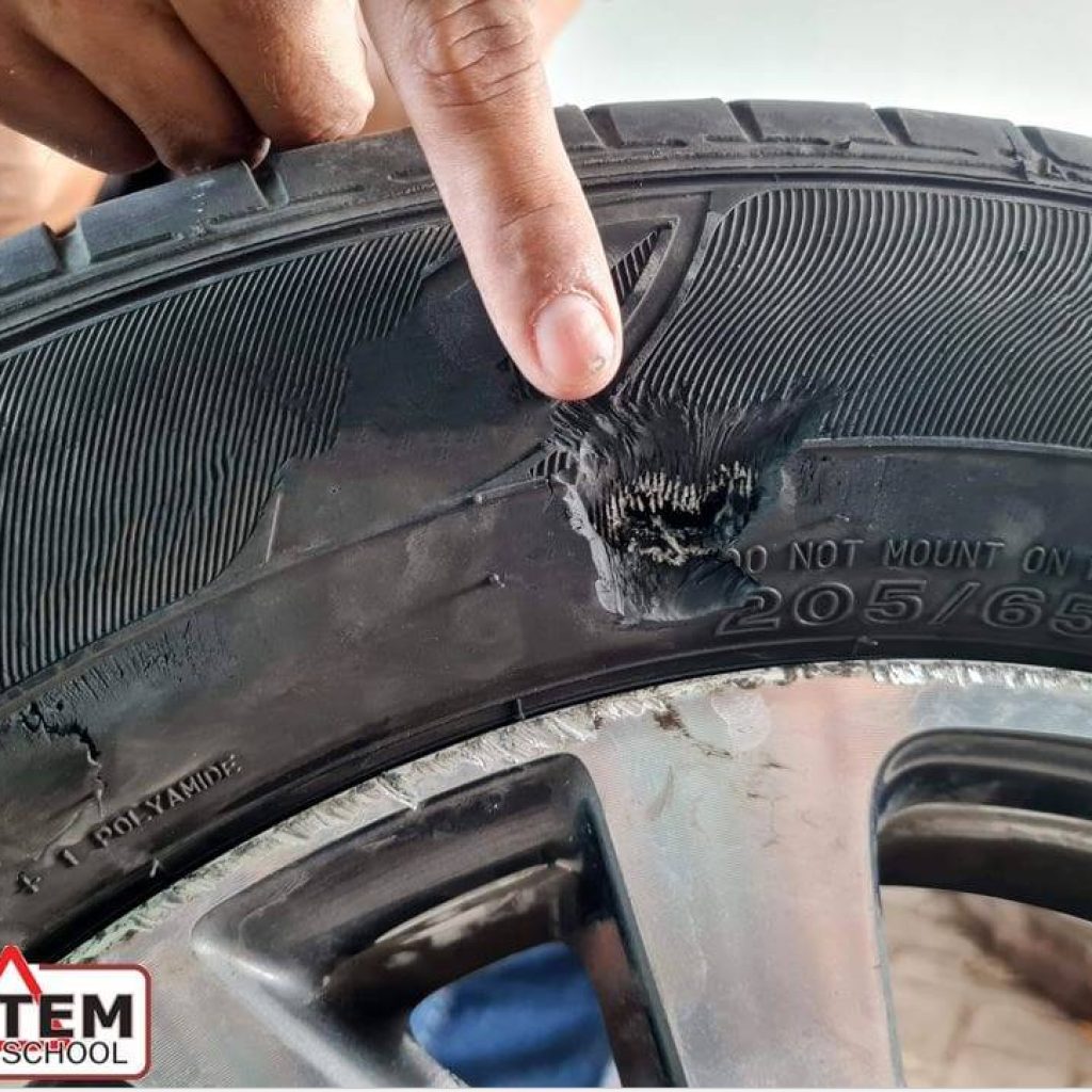worn-tyres